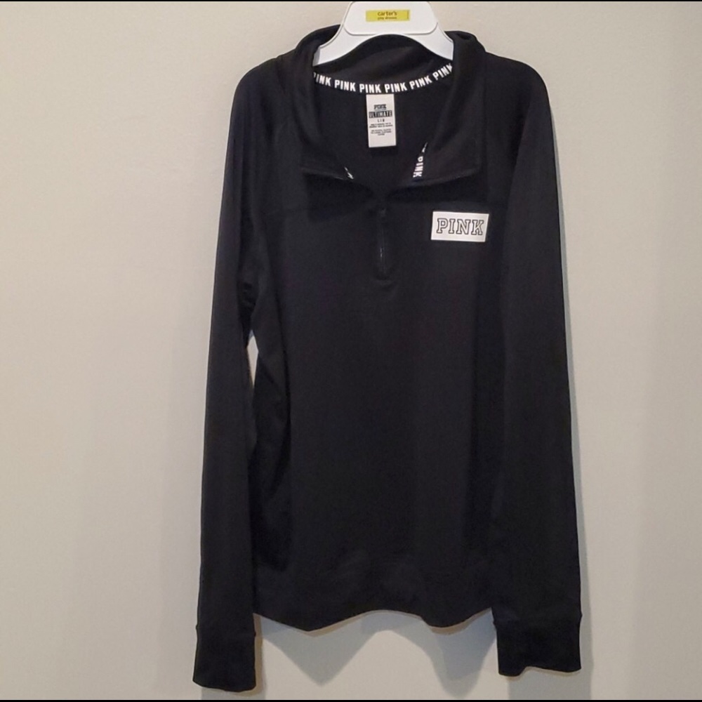 Black PINK VS quarter zip